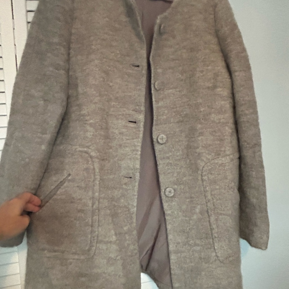 Zara Women's Tan Teddy Jacket